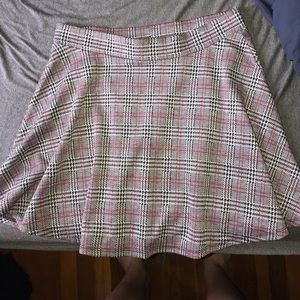 plaid skirt